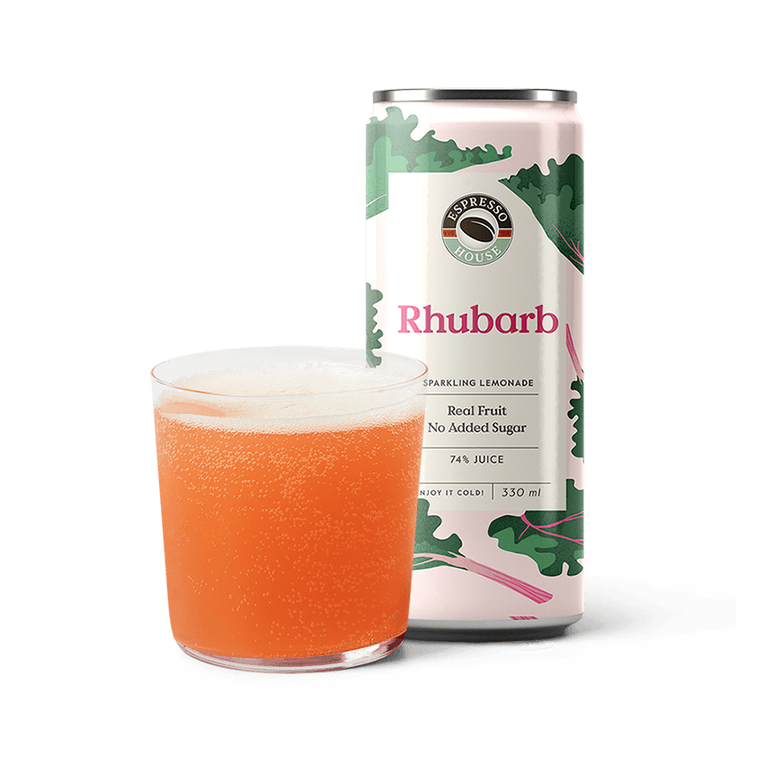 Rhubarb Sparkling Lemonade