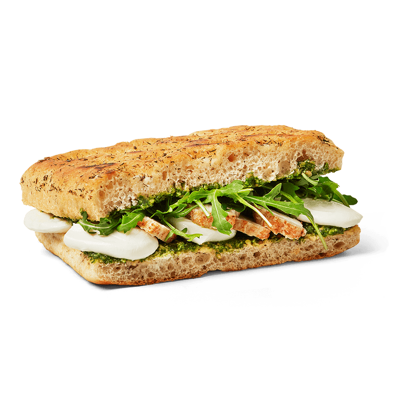 Focaccia kana & mozzarella