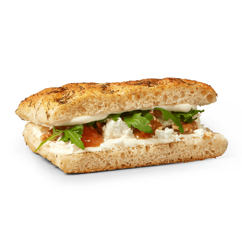 Focaccia goat cheese & fig