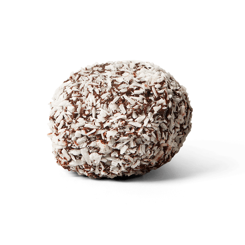 Chocolate ball coconut
