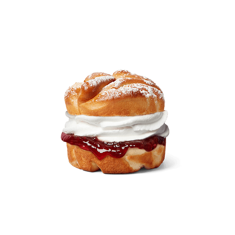 Raspberry Semla